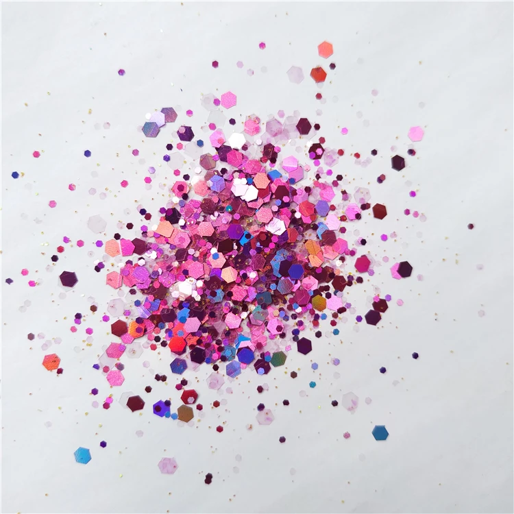 High quality cosmetic grade face chunky glitter bulk wholesale chunky glitter promotional party supplies