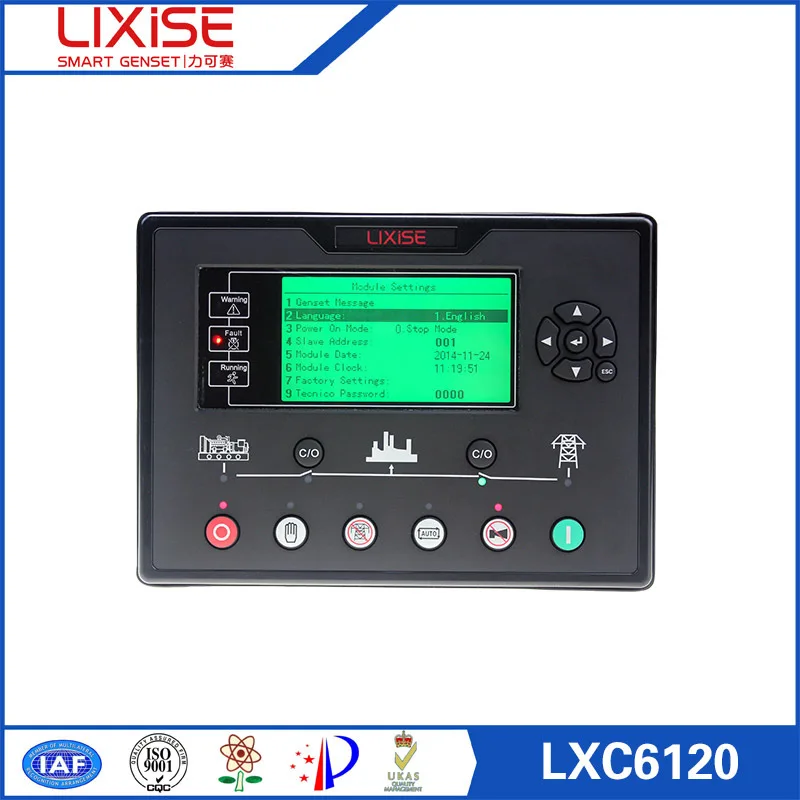 LXC6120 Генератор дизельный двигатель запуск панели управления