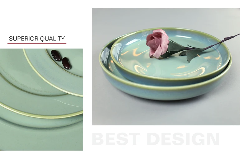 Wholesale custom made porcelain dinnerware set colorful ceramic china tableware for sale