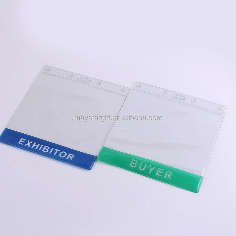 High Quality Hard Plastic ID Card Holder