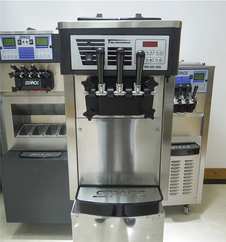 china cheap table soft 3 nozzles soft serve ice cream machine