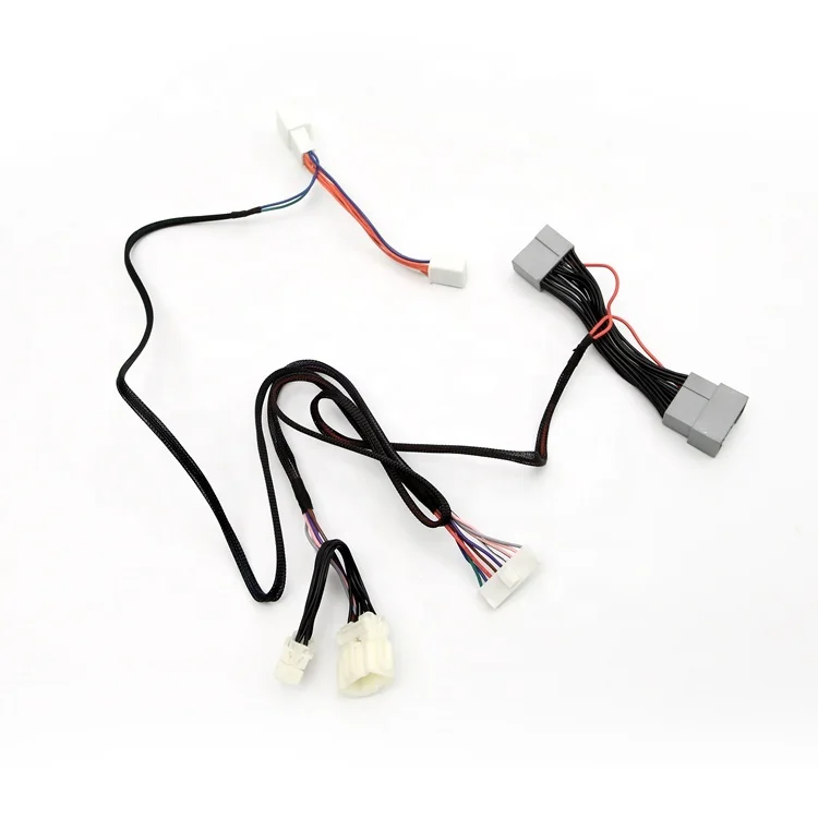 
online sales custom car 24 pins connector rearview mirror wire harness 