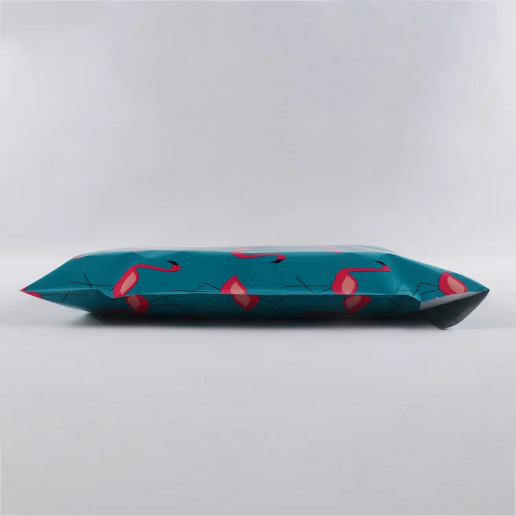 Tear proof opaque colored printed pattern poly mailing envelope courier plastic bag for packaging shipping clothing