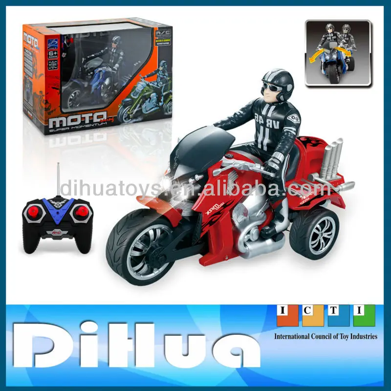 
1:10 SCALE 4 CH RC Hobby Toys Vehicles Battery Operated Radio Control Motorcycle for Kids 