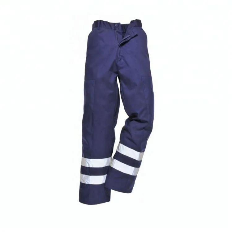 Navy blue men latest design cotton pants garden work pants cargo pants