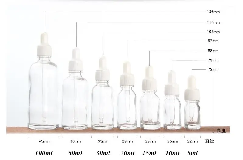 wholesale fine rribbed white dropper for cosmetic glass essential oil bottle