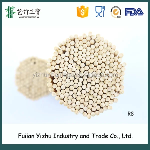 Natural eco-friendly bbq barbeque high popularity round bamboo stick china