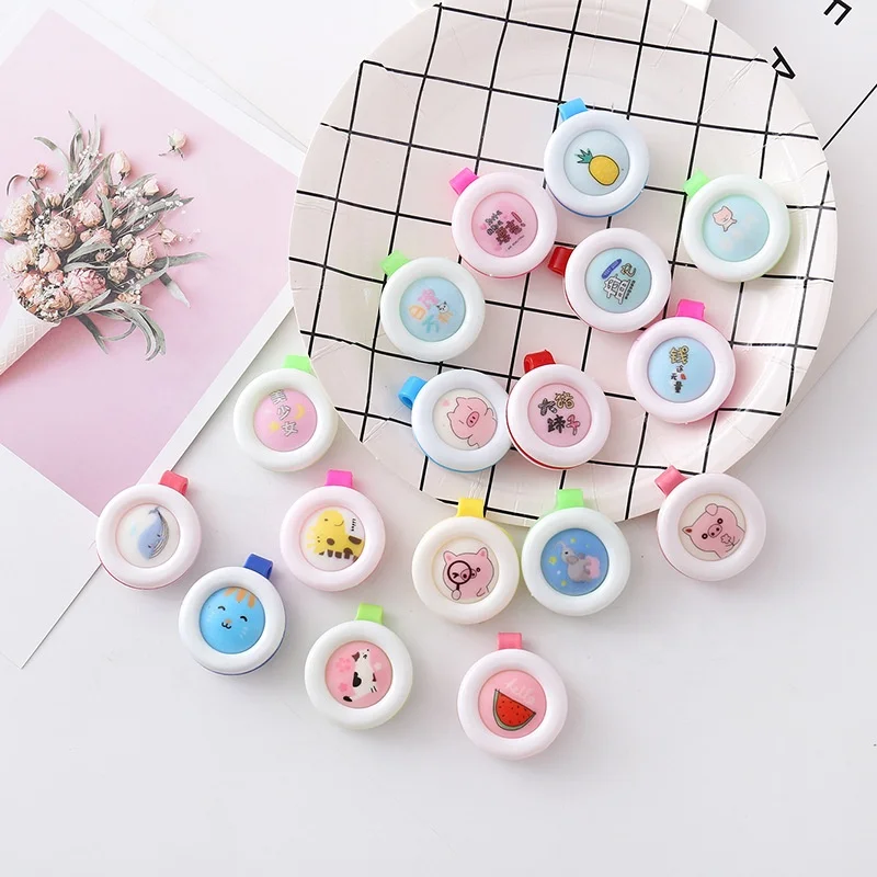 Wholesale cartoon solid mosquito repellent buckle child baby mosquito repeller for indoor outd pregnant mosquito repellent clip