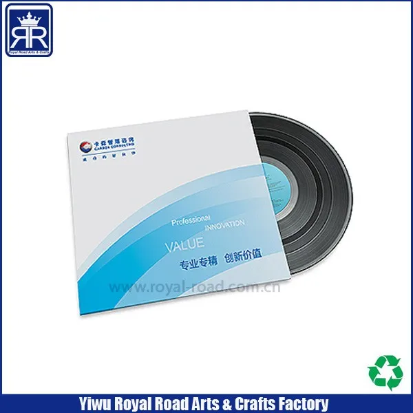 Recycled material Printed full color Single CD Cardboard CD COVER