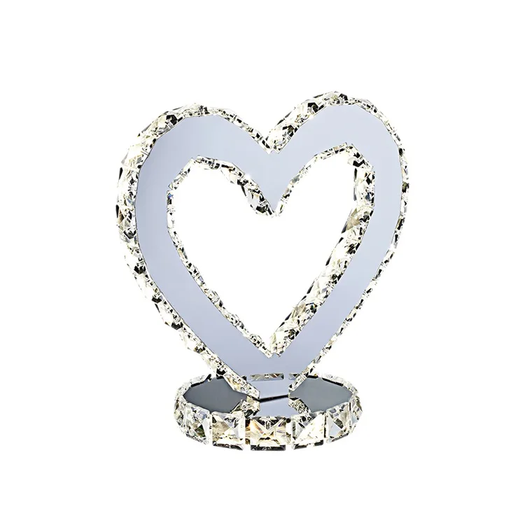 Беспроводные современный стиль роскошный дизайн украшают маленький затемнения 18 Вт K9 с украшением в виде кристаллов светодиодные настольные лампы