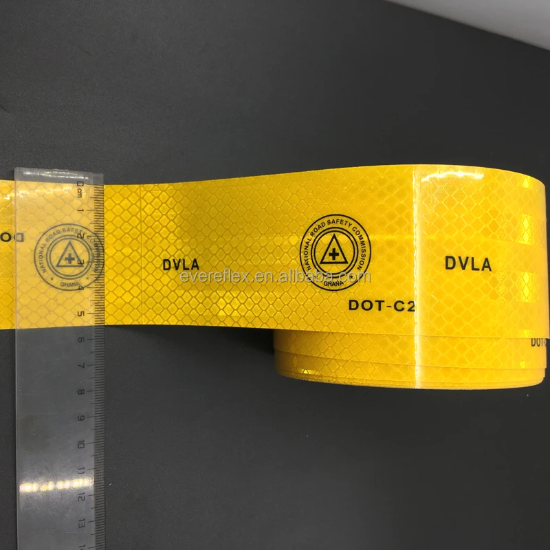 Yellow Color DVLA Reflective Tape for Trailers