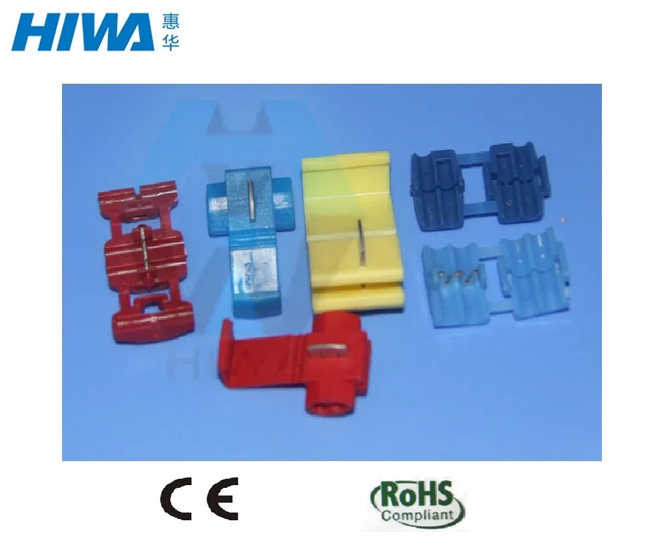 Быстроразъемные соединители для проводов-красный