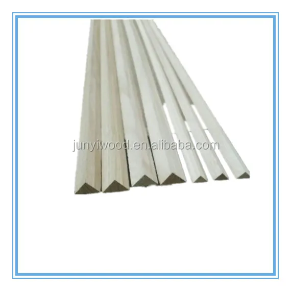 triangle paulownia decorative trim moulding