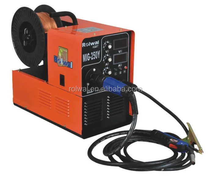 MIG/MAG/MMA Inverter dc IGBT Single Phase MIG200Y 1ph 230V 200A 3ph MIG250Y Mig Gas shielded Welding Machine