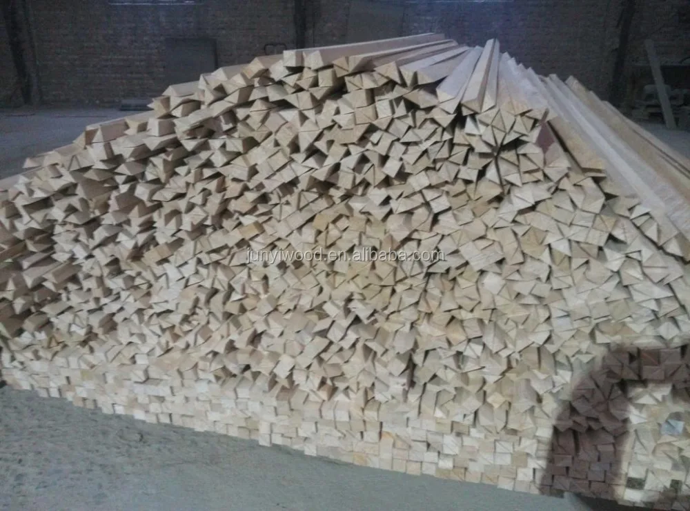 triangle paulownia decorative trim moulding