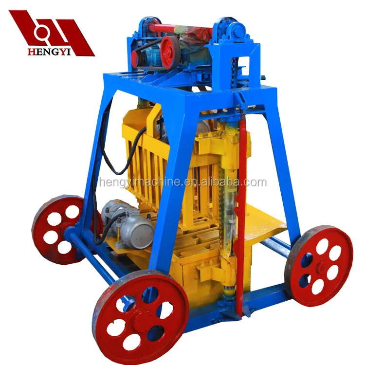 High Quality QT4-45 manual concrete block maker/egg layer block making machine/block paving laying machine