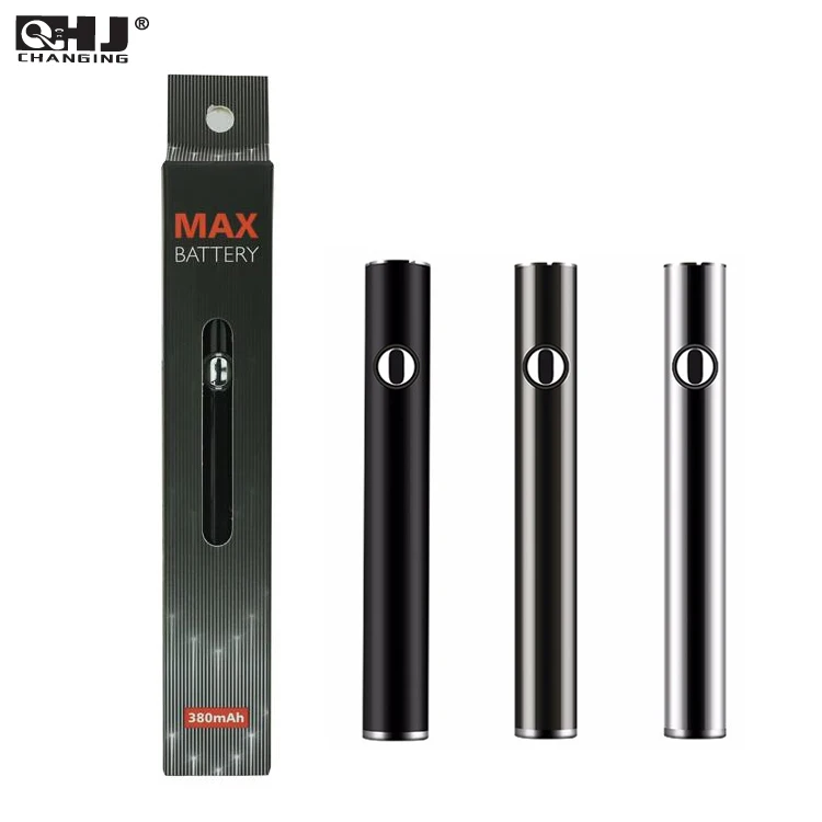 510 Thread Vape Pen Battery Amigo Max Preheat Battery 380mAh Bottom Charge Vaporizer Battery