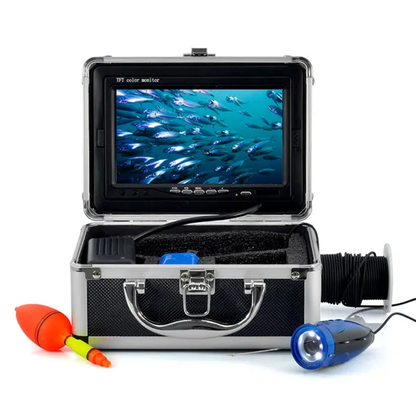 Fish Finder 15M Cable 1000TVL HD Waterproof 7 Inch Monitor Underwater Fishing Video Camera System Used For Underwater Fishing