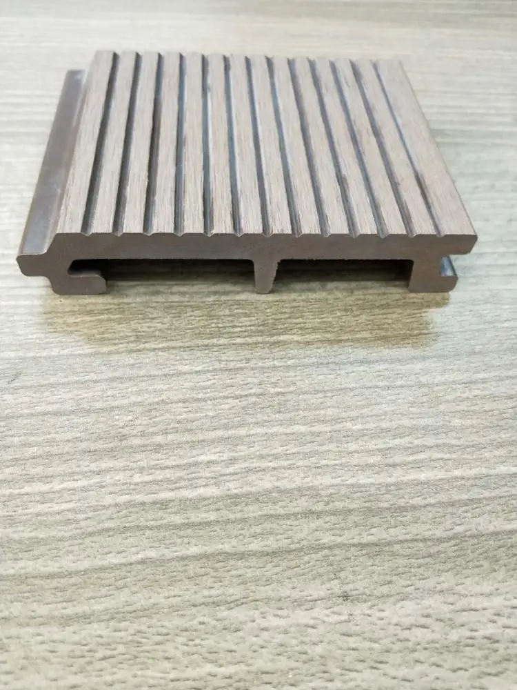 Exterior WPC wall panel/Wood Plastic Composite /grooved wall cladding louver roof composite fence panels balcony railing