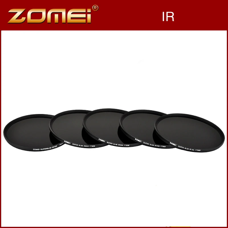 IR Filter Infrared 950nm 850nm 760nm 720nm 680nm Camera Filter for Digital Camera Lens