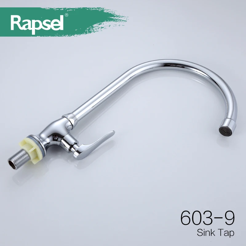 Rapsel High Quality Copper Chrome Single Cold Kitchen Tap
