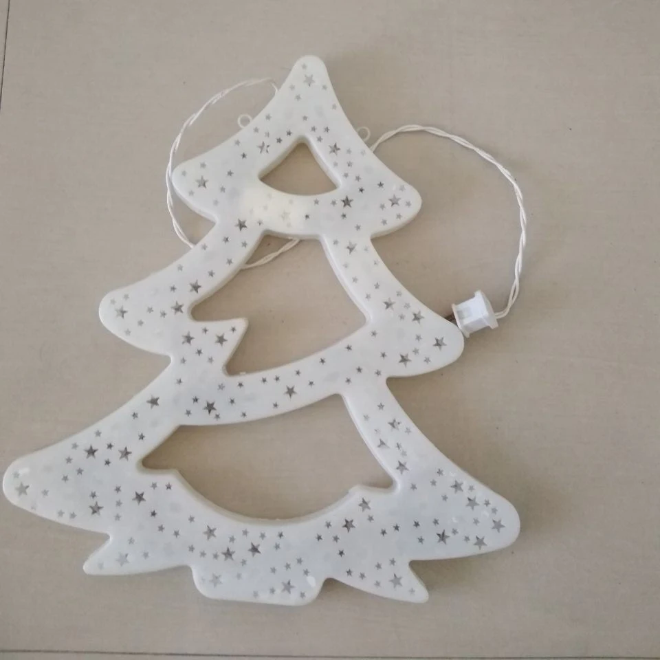 Best Sale Led Xmas Tree Shaped Window Decoration Light With Flashlight Palm Tree With Led Light