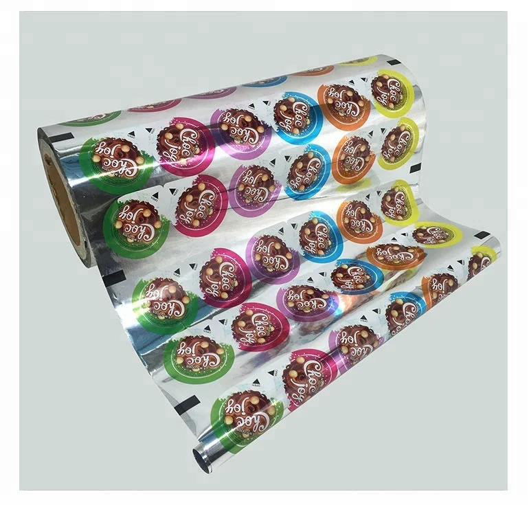 OEM products metalized  wrapping cup sealing film for packaging chocolate biscuit