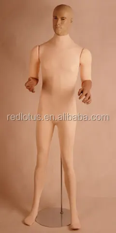 
flexible display movable male mannequin 