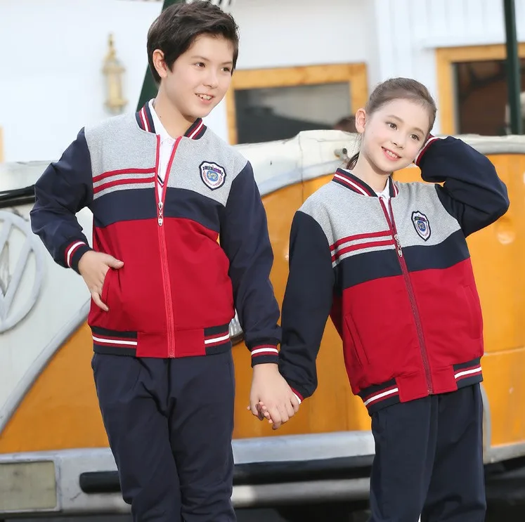 OEM School Uniform Designs Boys and Girls Primary School Uniform