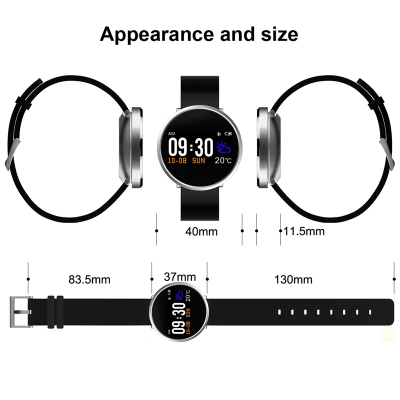 
2018 newest smart wristband bracelet S3 heart rate monitor blood pressure monitor IP68 smart bracelet watch band 