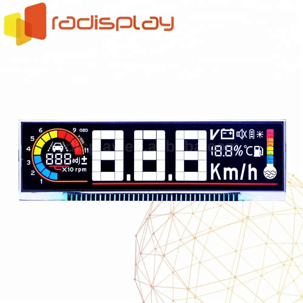 
Digital Instrument Panel Odometer Car Dashboard Lcd Display 