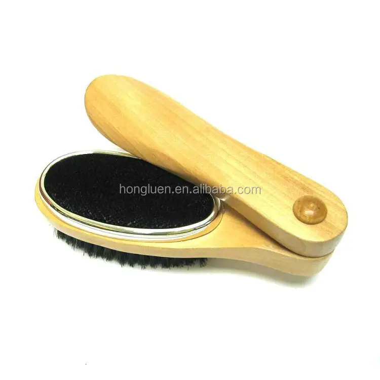 
Double Side Wooden Long Short Handle Lint Remover Clothes Cleaning Brush for Hotel 