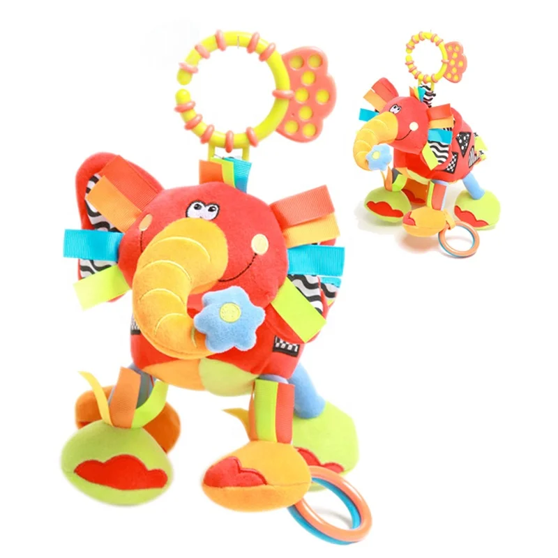 Baby Plush Musical Hanging Elephant Toy