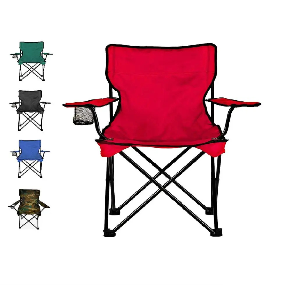 
Wholesale Outdoor Cheap Metal Steel Frame Camping Beach Folding Chair 