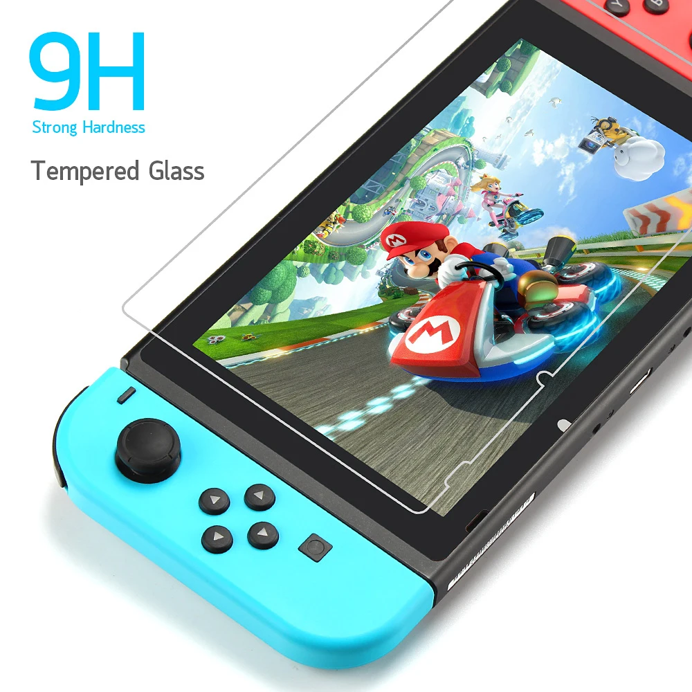 
9H Protective Tempered Glass Screen Protector Film Cover For Nintendo Switch NS Accessories 