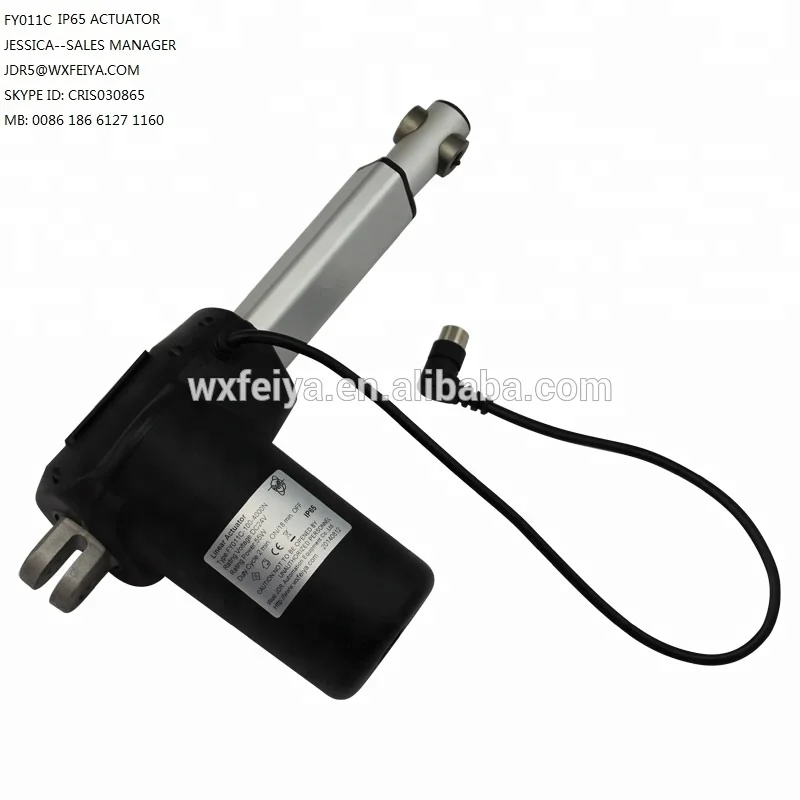 linear actuator model ml5 stroke 205mm 28 vdc3 amp