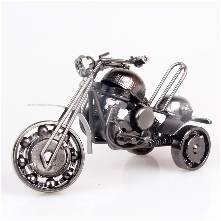 Home decoration Iron pieces Handmade Gifts Metal Craft Collection Motorcycle model M26D