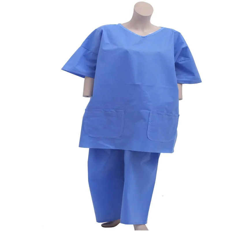 Fashion nurse uniform/medical scrubs /hospital uniform,disposable V-neck Scrub Suit