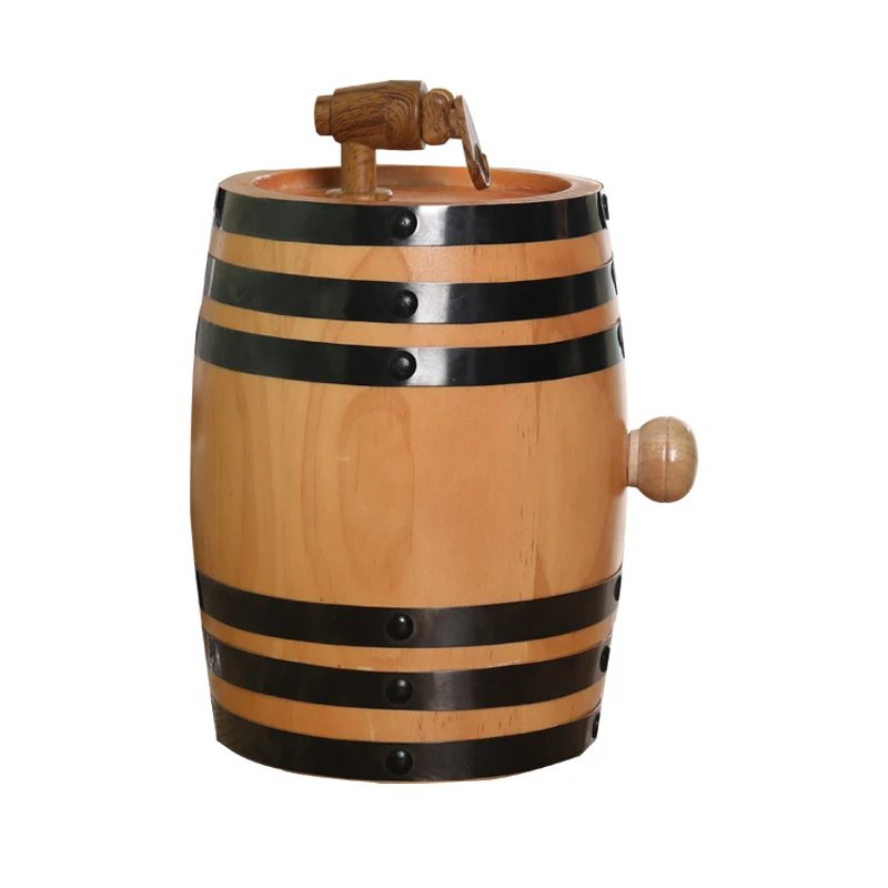 Custom 5-liter Whiskey Beer Wine Bourbon Tequila Oak Wooden Whiskey Barrel