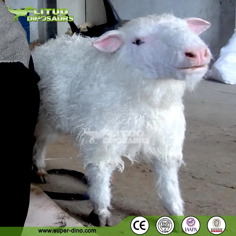 Имитация животных аниматронная овца в натуральную величину