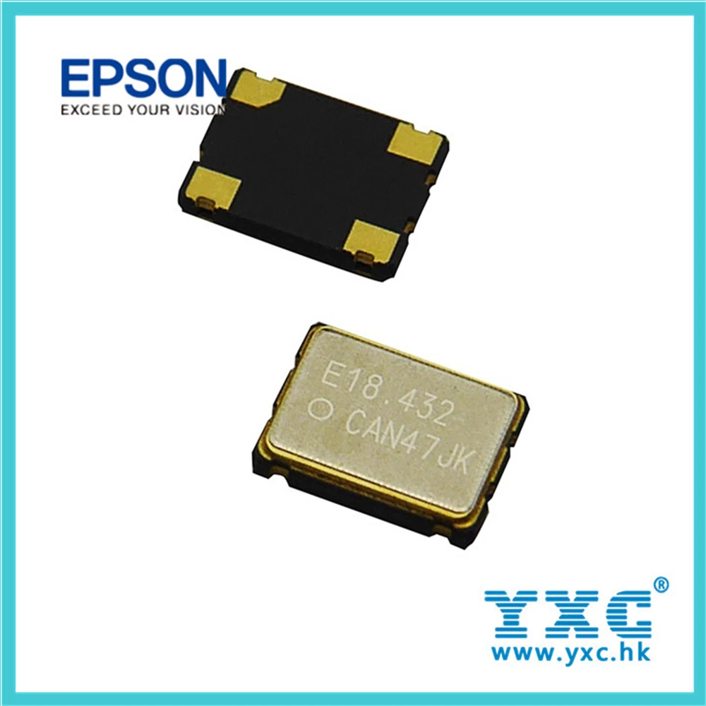 18.432 мГц 7050 кварцевый генератор epson генераторы 1.6 В ~ 3.6 В кварцевые