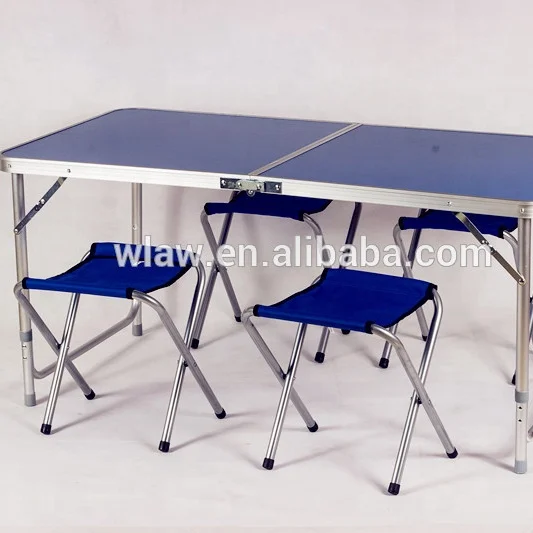 
Portable Picnic folding table and chair set 
