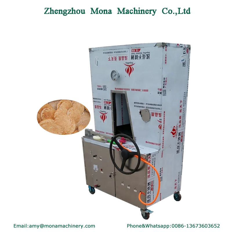 Automatic Naan Bred Oven Bake Machine Arabic Rotary Greek Pita Bread Oven for Roti and Desserts