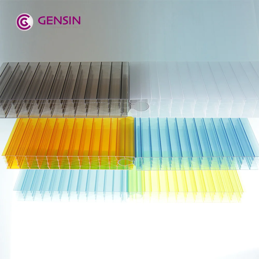 
10Years quality warranty 40mm 7wall polycarbonate sheet price 