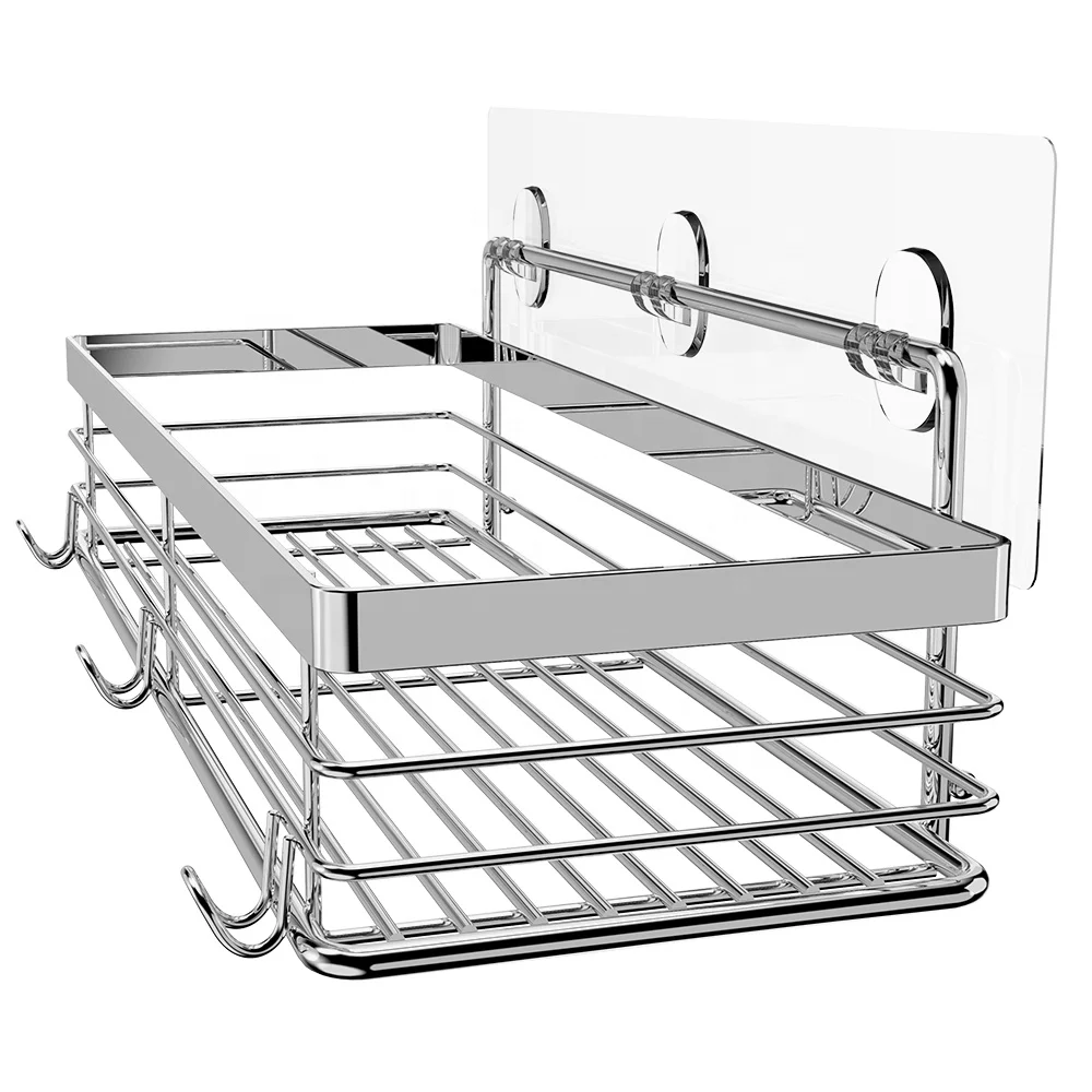 Корзина для душа из нержавеющей стали для ванной комнаты