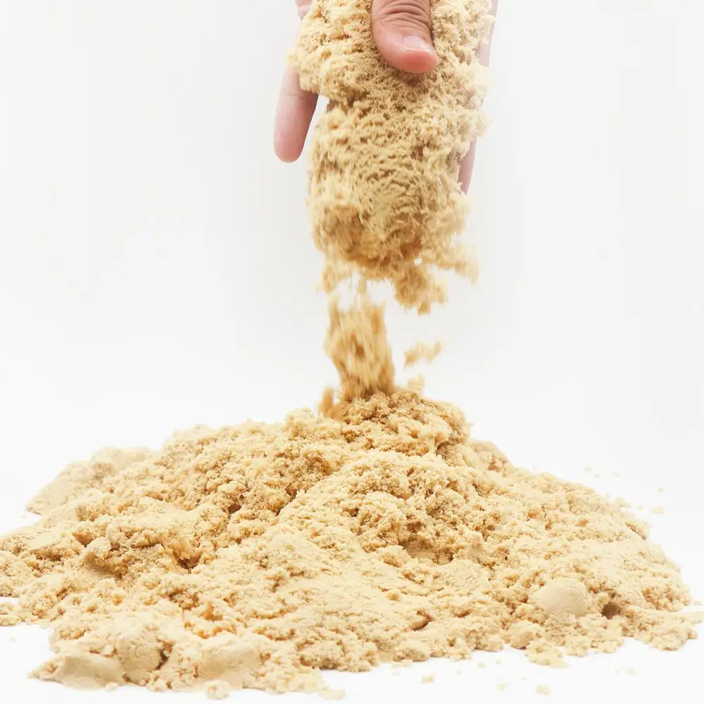 Customized educational non toxic DIY color sand toy set pack for making your own branded toy