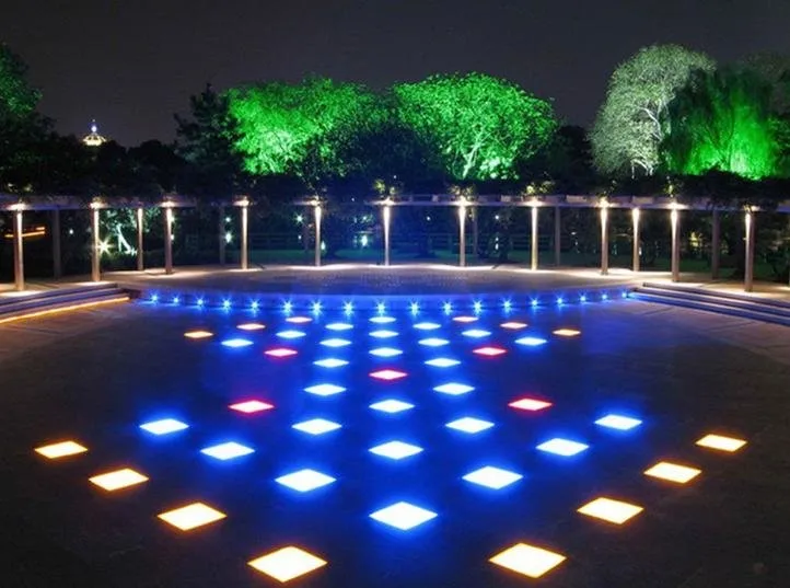 
Shenzhen IP67 custom made glass 30x30 90x90 80x80 60x60 underground LED floor tiles 