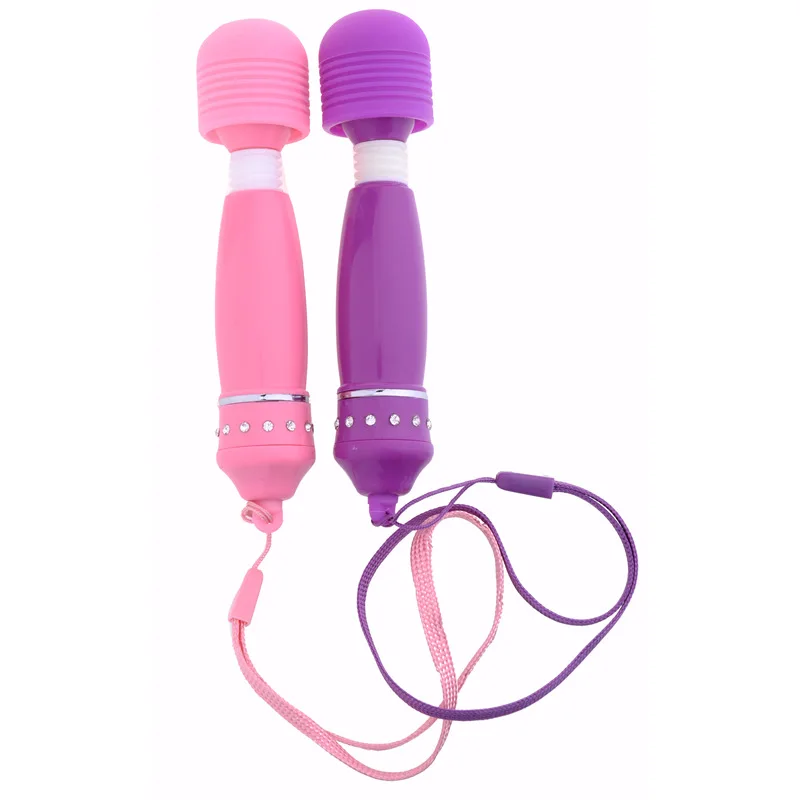 Mini handheld cordless wand massager powerful wand vibrator with hanging set travel gift electric massager