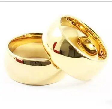 Factory wholesale quality tungsten carbide wedding rings gold