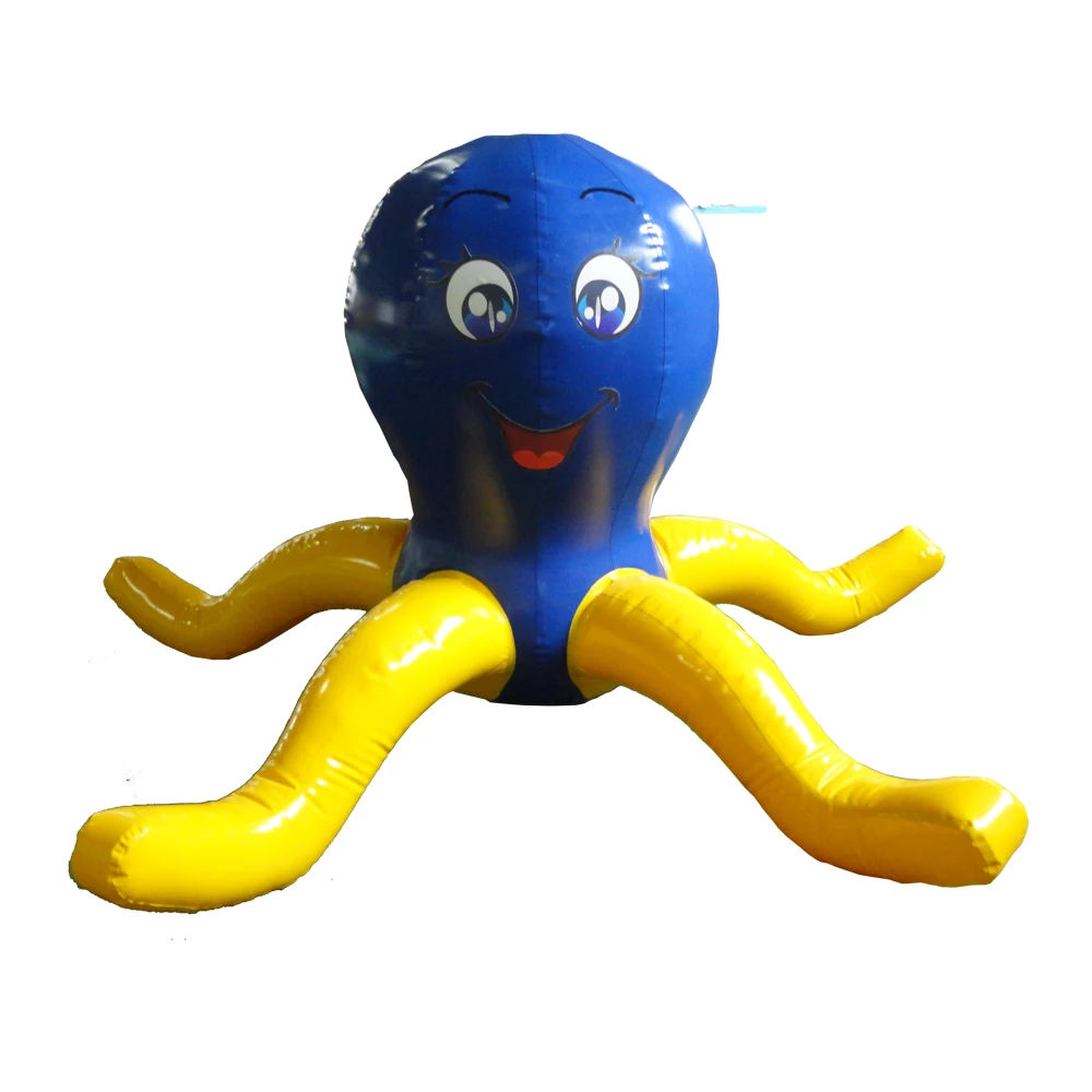 Буксируемая надувная лодка для водных видов спорта на открытом воздухе синяя лодка-осьминог надувные водные игрушки продажи